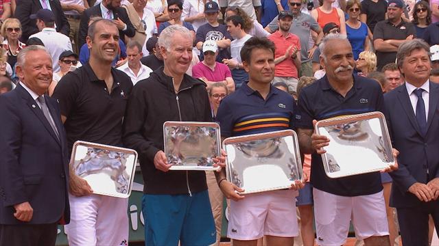 Roland Garros: Bahrami e Santoro battono McEnroe e Pioline nella finale del doppio legends Roland Garros: Bahrami e Santoro battono McEnroe e Pioline nella finale del doppio legends