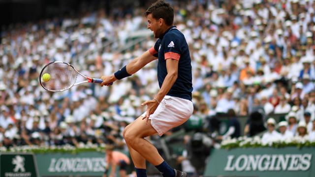 Nadal applauds as Thiem blitzes winner Nadal applauds as Thiem blitzes winner