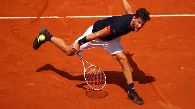 A Nadal le premier set, à Thiem le plus beau point