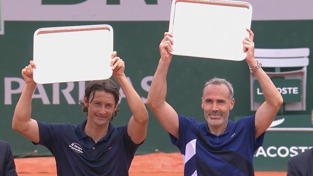 Roland Garros: Ferrero e Corretja vincono il trofeo Legends Under 45 Roland Garros: Ferrero e Corretja vincono il trofeo Legends Under 45