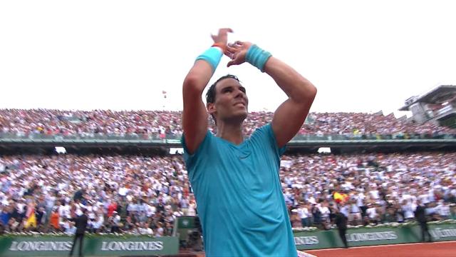 Après 2h42 de combat, Nadal a encore levé les bras : sa balle de match en vidéo Après 2h42 de combat, Nadal a encore levé les bras : sa balle de match en vidéo