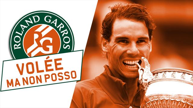 "Volée ma non posso": Rafael Nadal 11 e lode, a Parigi il suo dominio non ha fine "Volée ma non posso": Rafael Nadal 11 e lode, a Parigi il suo dominio non ha fine