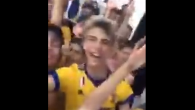 Il coro dell'Under 15 della Juventus