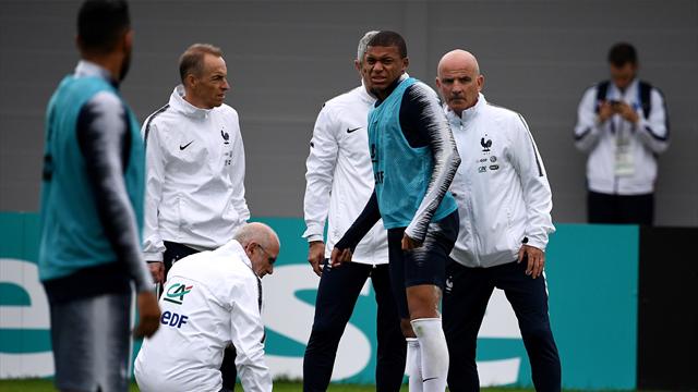 Le moment où Mbappé a tenté de reprendre malgré sa blessure, avant de renoncer