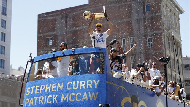 La celebración a lo grande de los Warriors: Medio millón de dólares en alcohol