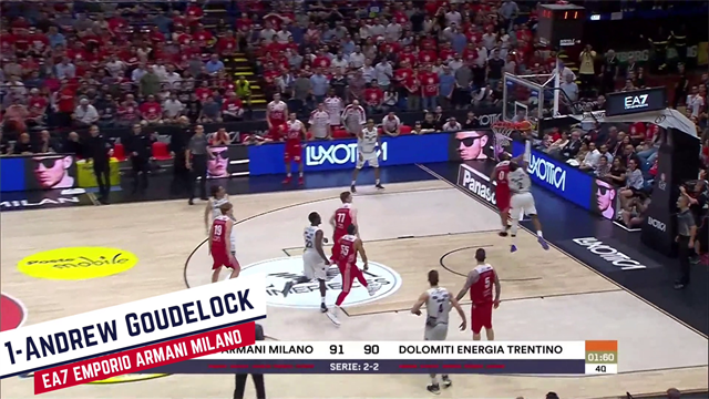 Top 3: le migliori giocate di Gara-5 di finale Scudetto, comanda la stoppatona di Goudelock Top 3: le migliori giocate di Gara-5 di finale Scudetto, comanda la stoppatona di Goudelock