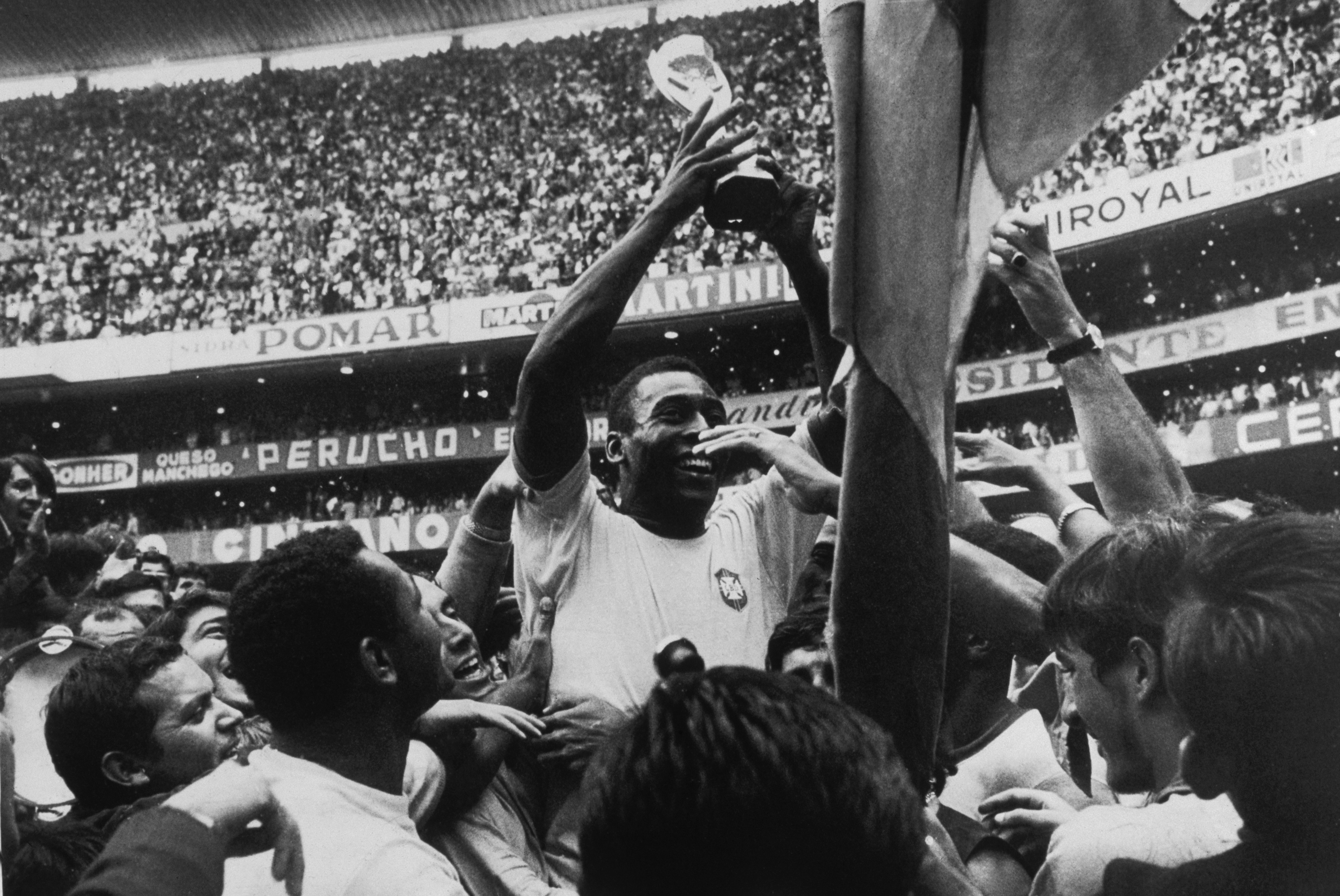 Pelé, en el Mundial de 1970