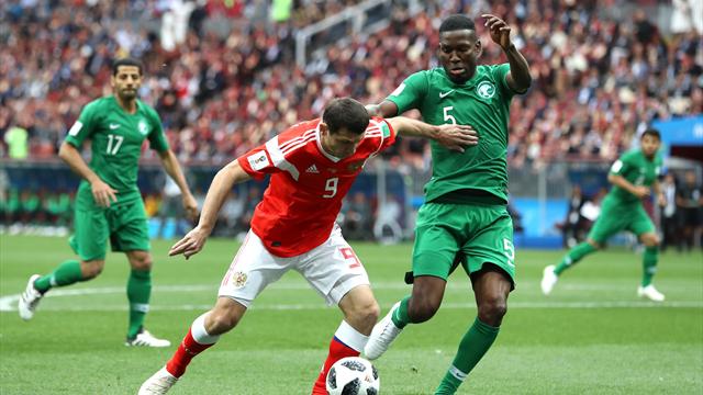 En directo, Rusia-Arabia Saudí: Gazinsky marca el primer gol del Mundial 2018 (1-0)