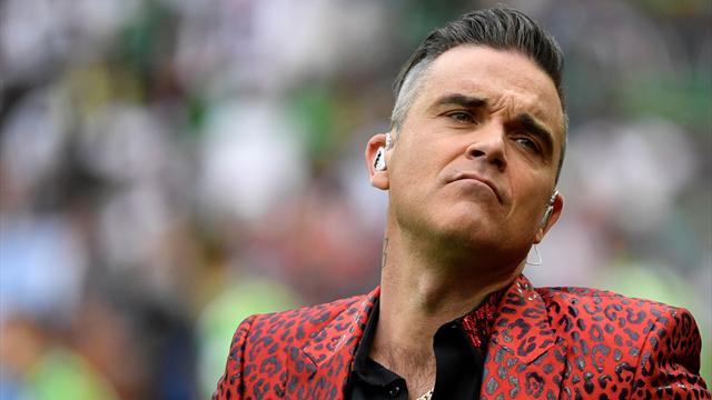 Robbie Williams zeigt Stinkefinger bei WM-Eröffnungsfeier