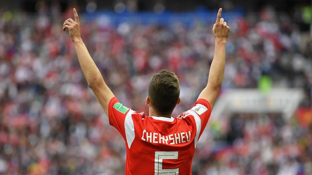Mundial Rusia 2018: Cheryshev lidera a la anfitriona con dos golazos en el estreno (5-0)
