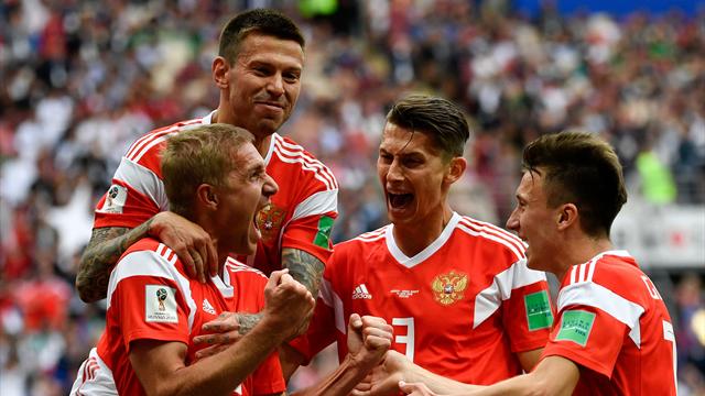 Mundial Rusia 2018, Rusia-Arabia Saudí: Goleada mundialista para empezar (5-0)