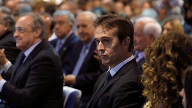 La frase de un emocionadísimo Lopetegui en su presentación y el duro discurso de Florentino