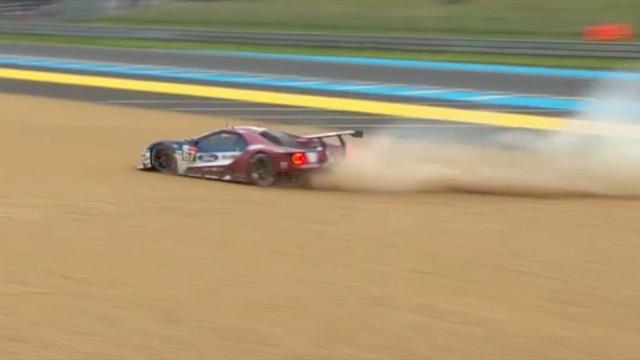 24 Horas de Le Mans 2018: Un accidente de un Ford detuvo la clasificación casi media hora 24 Horas de Le Mans 2018: Un accidente de un Ford detuvo la clasificación casi media hora