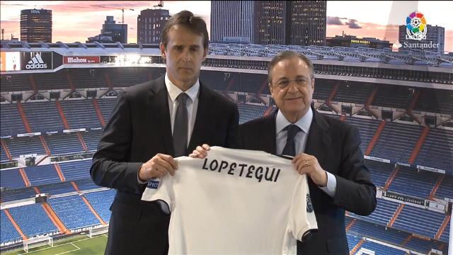 Real Madrid - La présentation du nouvel entraîneur Julen Lopetegui Real Madrid - La présentation du nouvel entraîneur Julen Lopetegui