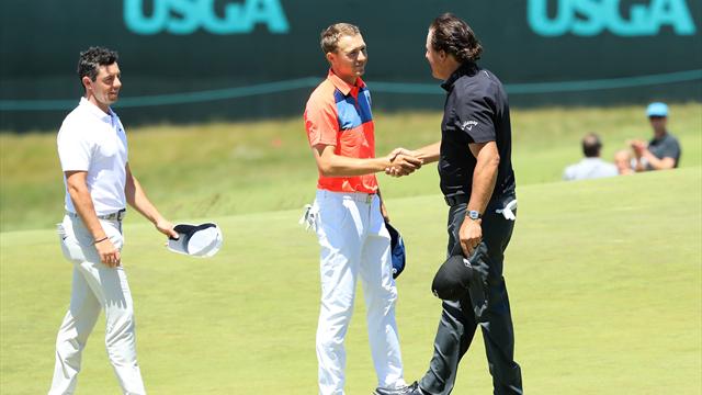 Mickelson, Spieth, McIlroy struggle as glamour group fizzles