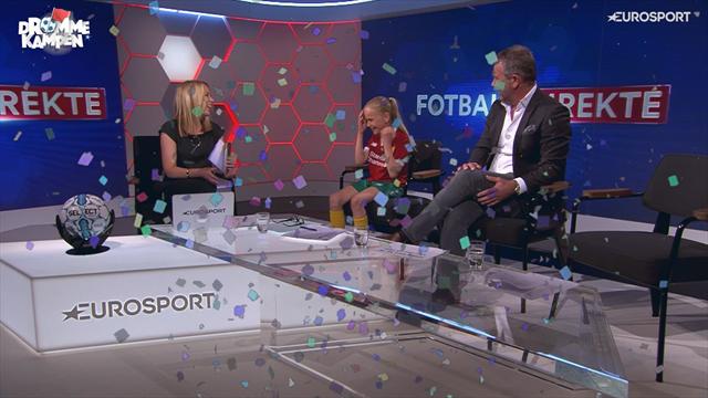 Drømmekampen: Christianne blir overrasket av Eurosport-panelet Drømmekampen: Christianne blir overrasket av Eurosport-panelet