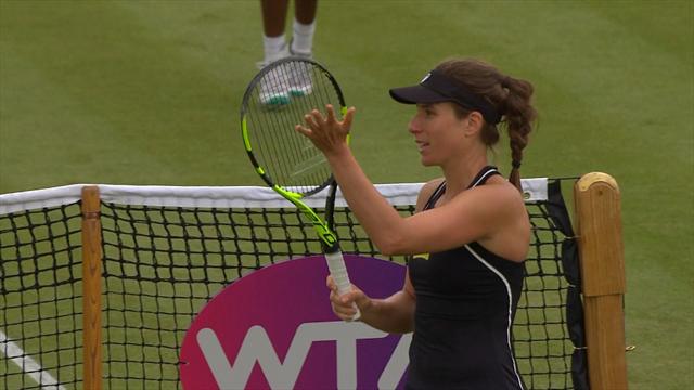 Konta sets up semi-final clash with Vekic in Nottingham Konta sets up semi-final clash with Vekic in Nottingham