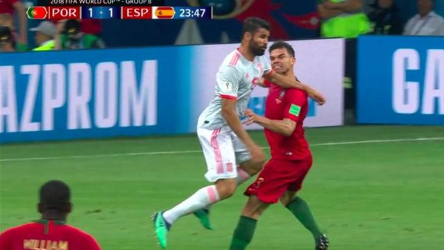 La moviola di Portogallo-Spagna: c'è il rigore per Ronaldo, forti dubbi sul primo gol di Diego Costa