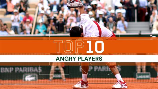 Top 10: da Berrettini a Djokovic, i 10 sfoghi più rabbiosi nel Roland Garros 2018 Top 10: da Berrettini a Djokovic, i 10 sfoghi più rabbiosi nel Roland Garros 2018