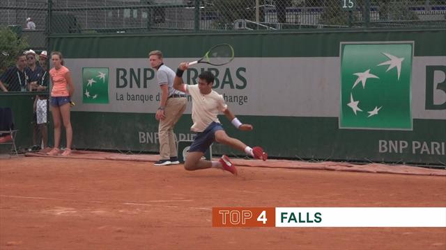 Top 5: le cadute più esilaranti del Roland Garros 2018 Top 5: le cadute più esilaranti del Roland Garros 2018