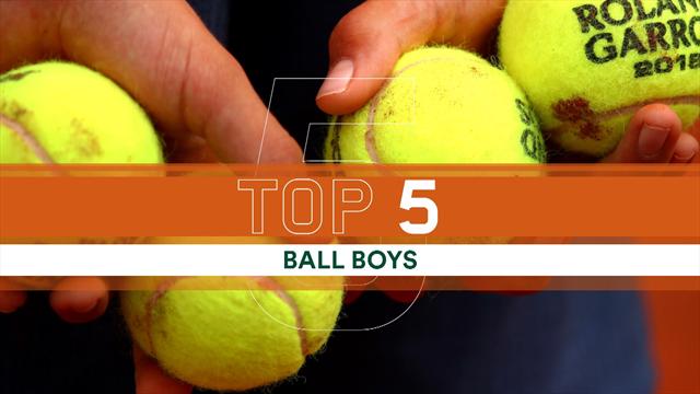 Roland Garros: la Top 5 degli "incidenti" dei raccattapalle Roland Garros: la Top 5 degli "incidenti" dei raccattapalle