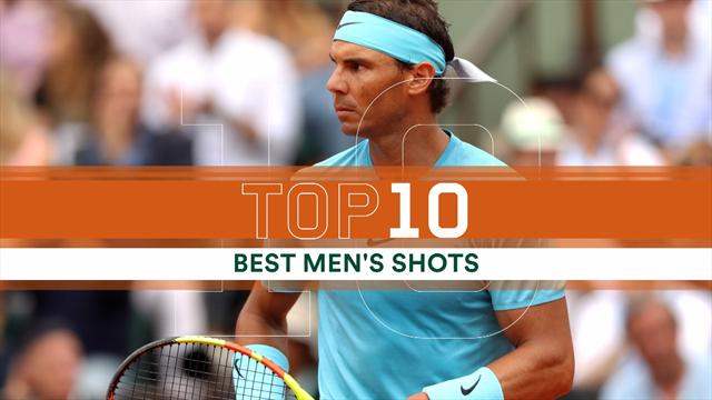 Top 10: i colpi più belli del torneo maschile del Roland Garros 2018 Top 10: i colpi più belli del torneo maschile del Roland Garros 2018