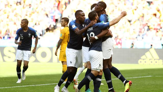 Francia deludente e fortunata: l’Australia si arrende 2-1 a Kazan