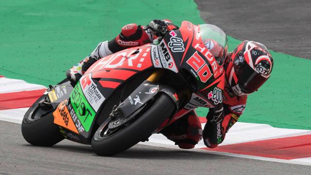 Moto2: Sorpresa Quartararo in pole position, 4° tempo per Bagnaia, 6° crono per Pasini