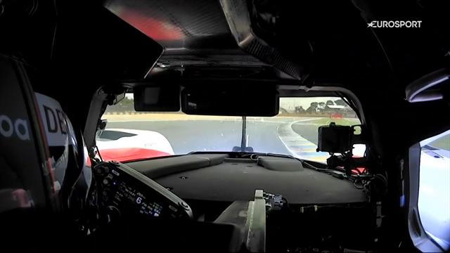 Así es una vuelta a Le Mans desde el Toyota de Alonso Así es una vuelta a Le Mans desde el Toyota de Alonso