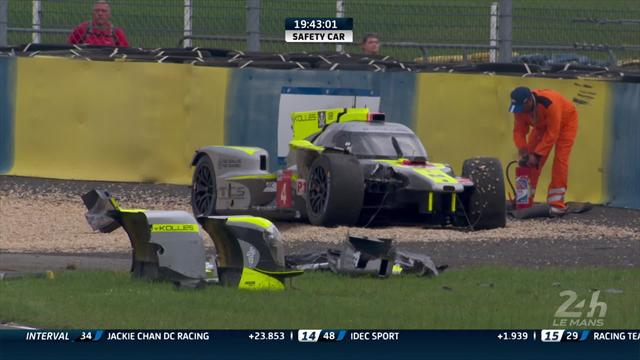 ‘Humongous impact’ – Kraihamer crash brings out safety car ‘Humongous impact’ – Kraihamer crash brings out safety car