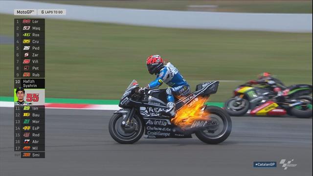 Es wird brenzlig: Rabats Bike im Flammen Es wird brenzlig: Rabats Bike im Flammen