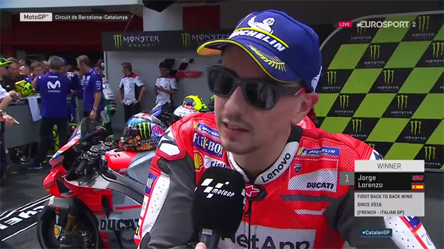 Lorenzo : "Je n'ai pas pris un bon départ" Lorenzo : "Je n'ai pas pris un bon départ"