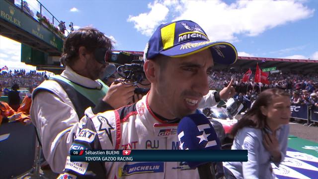 Le Mans winner Buemi admits he was nervous until the end of the last lap Le Mans winner Buemi admits he was nervous until the end of the last lap