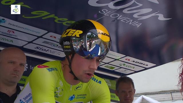 Primož Roglič vince anche la cronometro finale e si aggiudica il Giro di Slovenia Primož Roglič vince anche la cronometro finale e si aggiudica il Giro di Slovenia