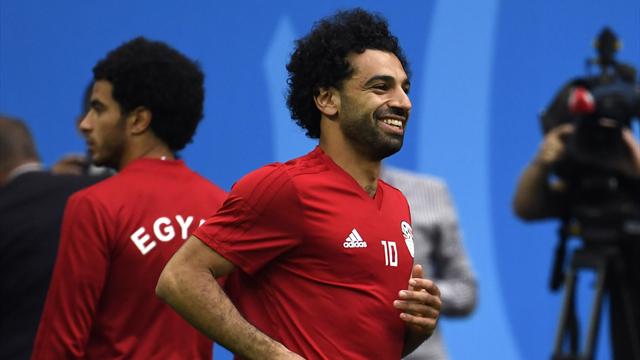 Salah titulaire avec l’Egypte contre la Russie