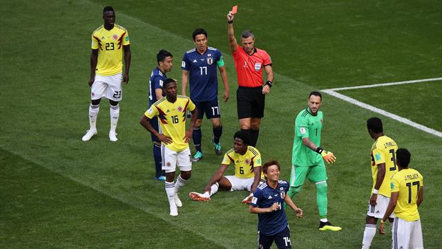 Sanchez a reçu le premier carton rouge du Mondial... un des plus rapides de l'histoire