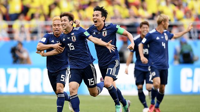 Japan wins against ten Colombians: