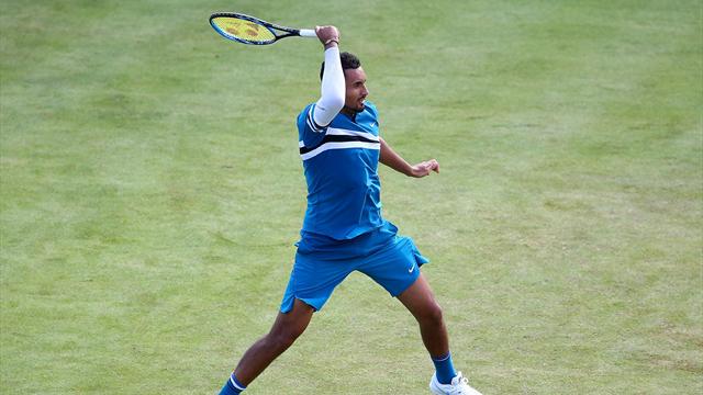 Deux tweeners de folie et une amortie de génie : Kyrgios a régalé face à Murray