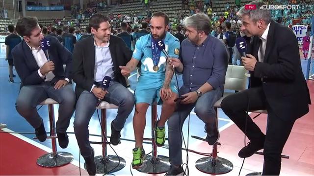 Ricardinho confirma en Eurosport que se queda una temporada más en el Inter Movistar Ricardinho confirma en Eurosport que se queda una temporada más en el Inter Movistar