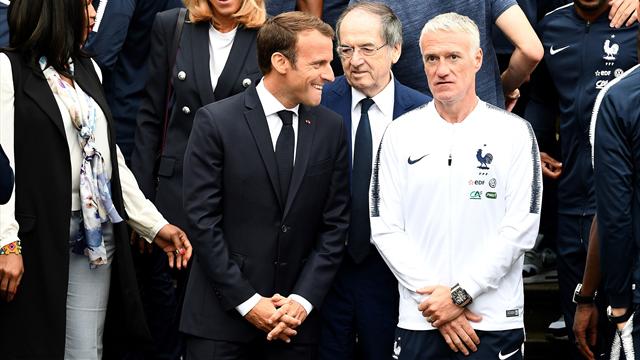 Macron salue "l'enthousiasme" des Français autour des Bleus