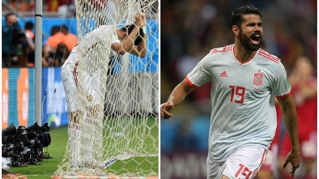 Del fiasco en Brasil a la euforia en Rusia: Costa por fin brilla con España Del fiasco en Brasil a la euforia en Rusia: Costa por fin brilla con España