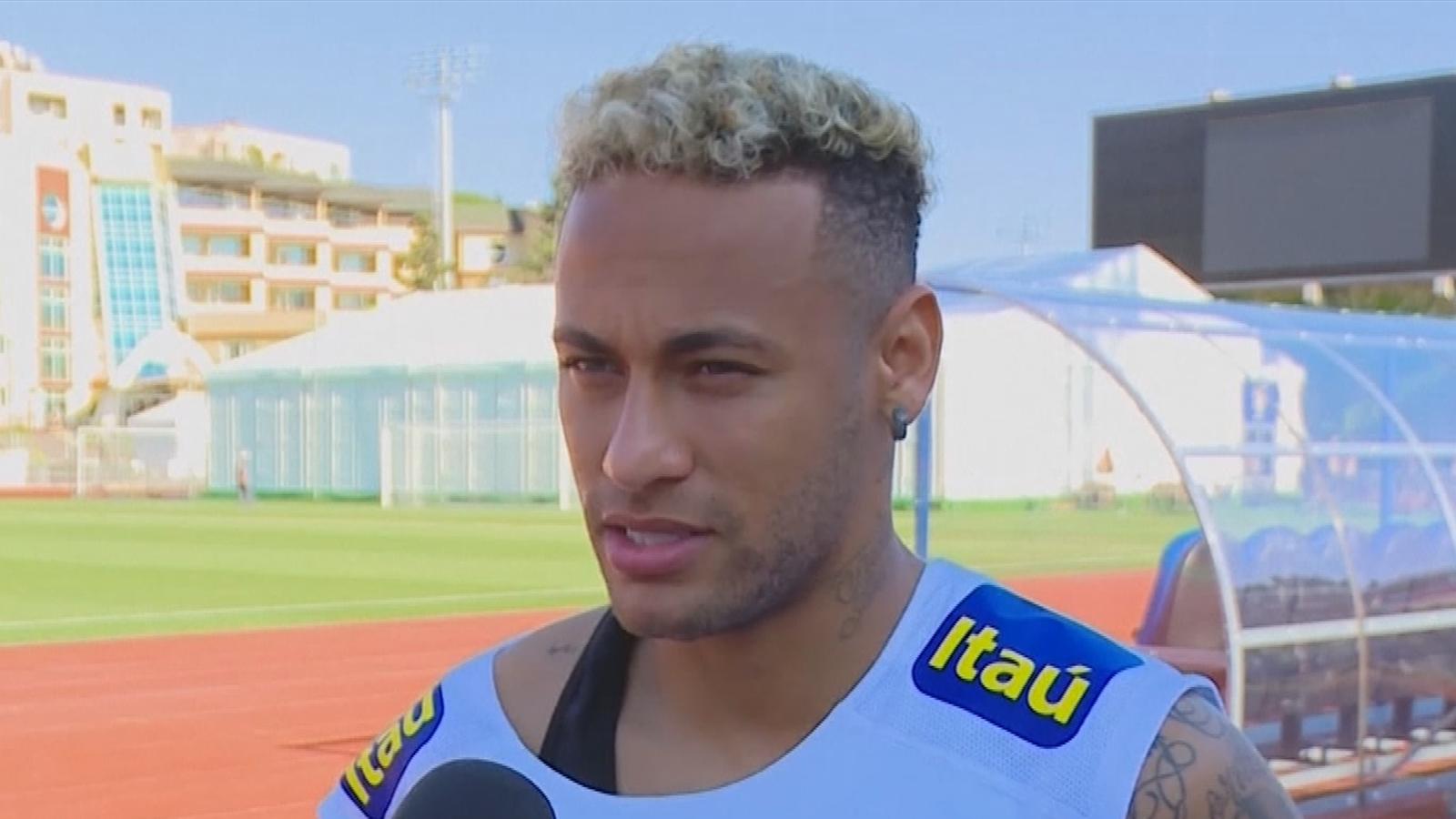 VIDEO , Neymar si prepara per la Costa Rica e sfoggia un nuovo taglio di capelli , Video Eurosport