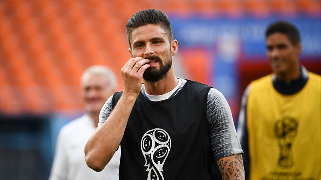 Touchés face à la Belgique, Matuidi et Giroud rassurent avant la finale