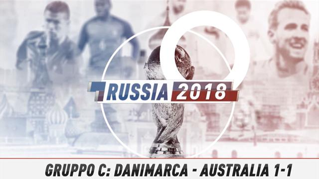 Fast match Report: Danimarca-Australia 1-1 in 60 secondi Fast match Report: Danimarca-Australia 1-1 in 60 secondi