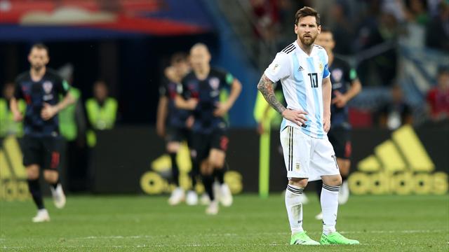 Crollo verticale dell'Argentina: 3-0 Croazia, Messi & co. a un passo dall'eliminazione