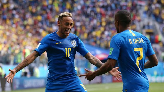Le pagelle di Brasile-Costa Rica 2-0: Douglas Costa è il cambio marcia verdeoro