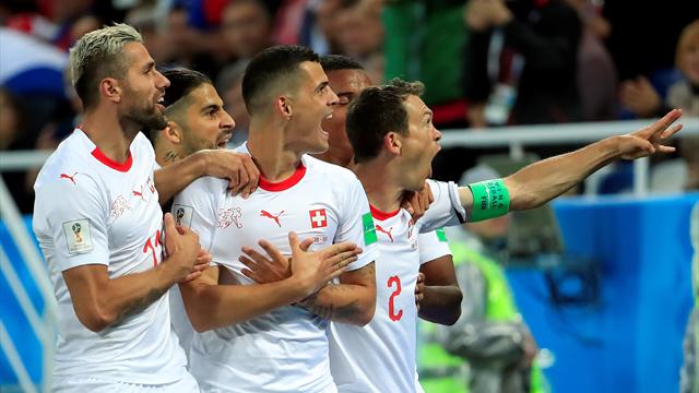 Xhaka e Shaqiri, rimonta e (doppia) beffa alla Serbia: la Svizzera vince 2-1