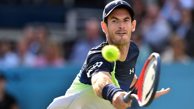 ATP Eastbourne, Wawrinka-Murray: Victoria un año después (1-6 y 3-6)
