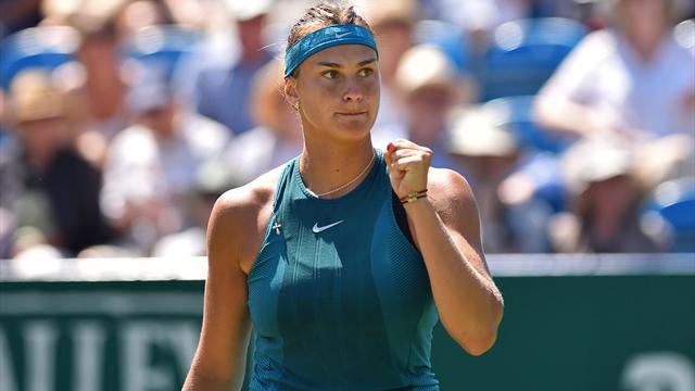 Sabalenka, première qualifiée pour la finale