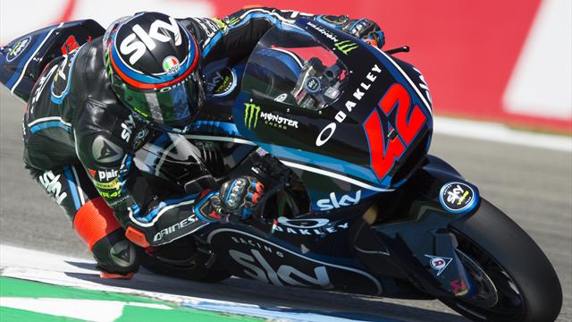 Bagnaia mit Bestzeit, Schrötter überzeugt als Dritter